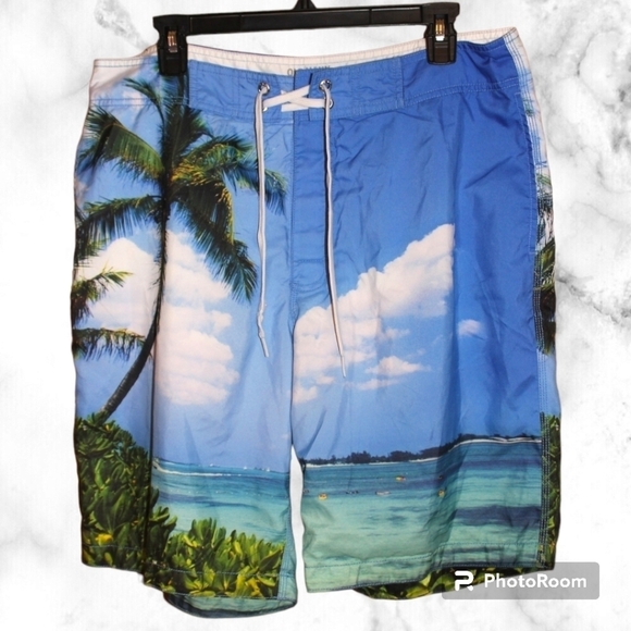 OLD Navy Men's Swim Trunks - Picture 1 of 4